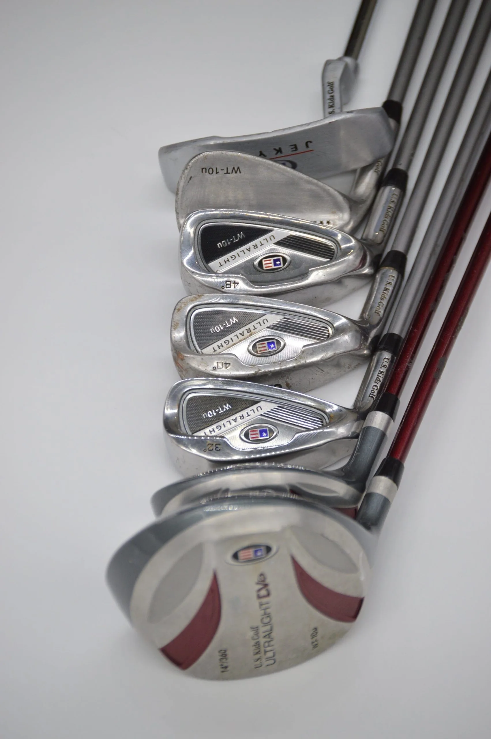 GolfRoots Lefty Kids USKG Ultralight WT-10u Full Set 4 GolfRoots Lefty Kids USKG Ultralight WT-10u Full Set - Image 2