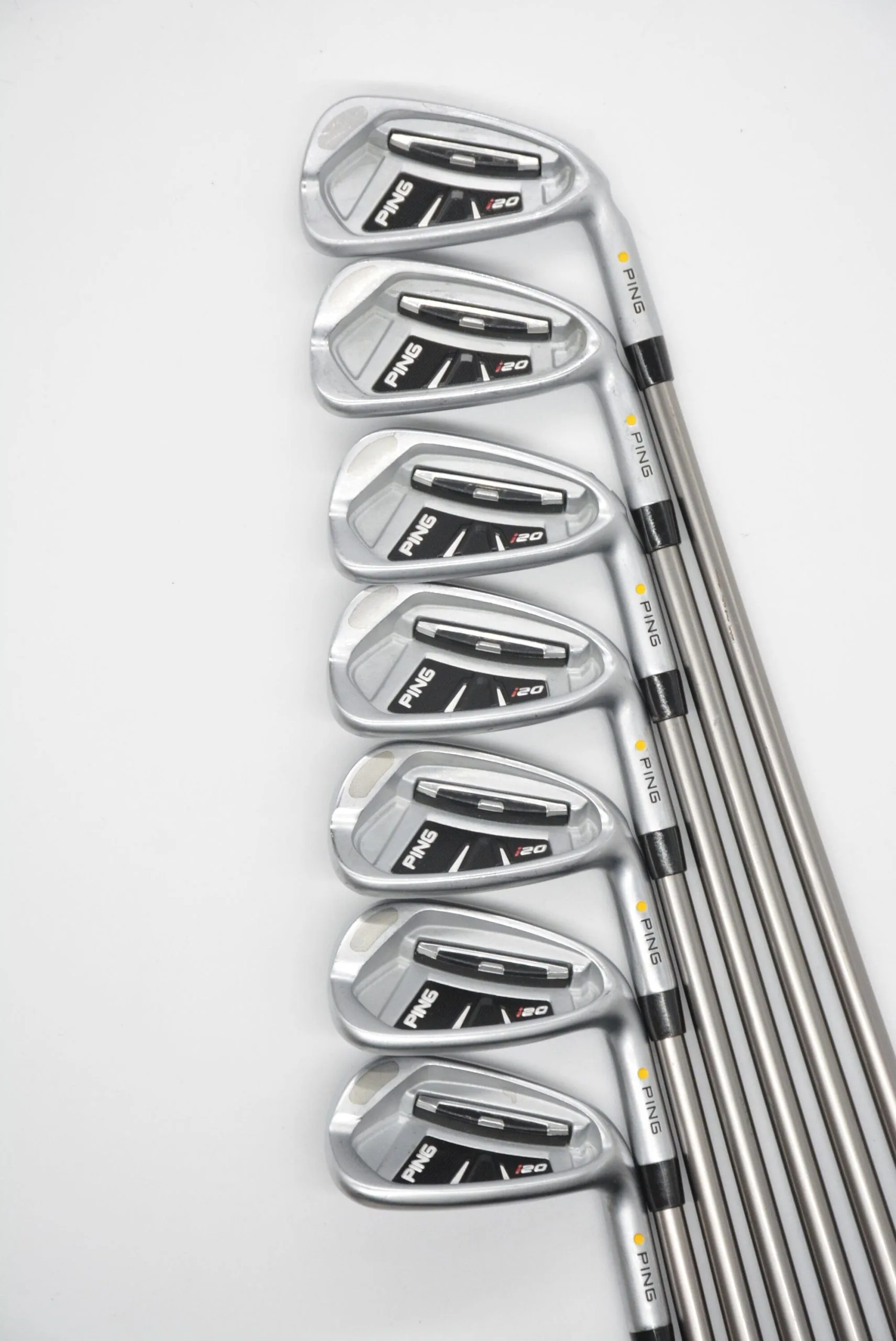GolfRoots Ping I20 4-5, 7-UW Iron Set R Flex +1" Yellow Dot 4 GolfRoots Ping I20 4-5, 7-UW Iron Set R Flex +1" Yellow Dot - Image 2
