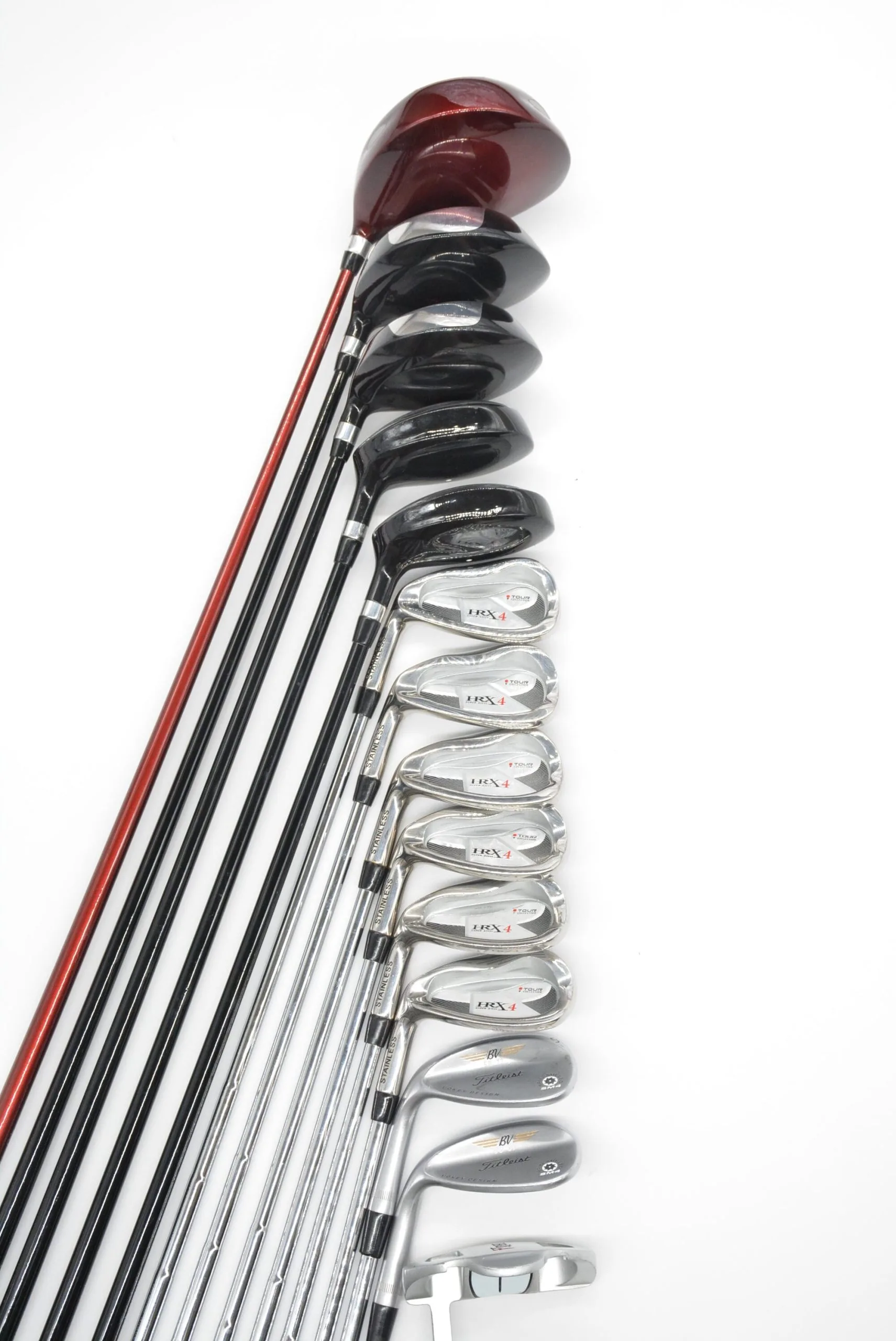 GolfRoots Lefty Tour Collection HRX 4 Full Set R Flex 3 GolfRoots Lefty Tour Collection HRX 4 Full Set R Flex