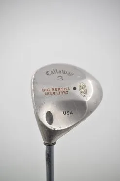 GolfRoots LH Callaway Big Bertha War Bird 3 Wood R Flex