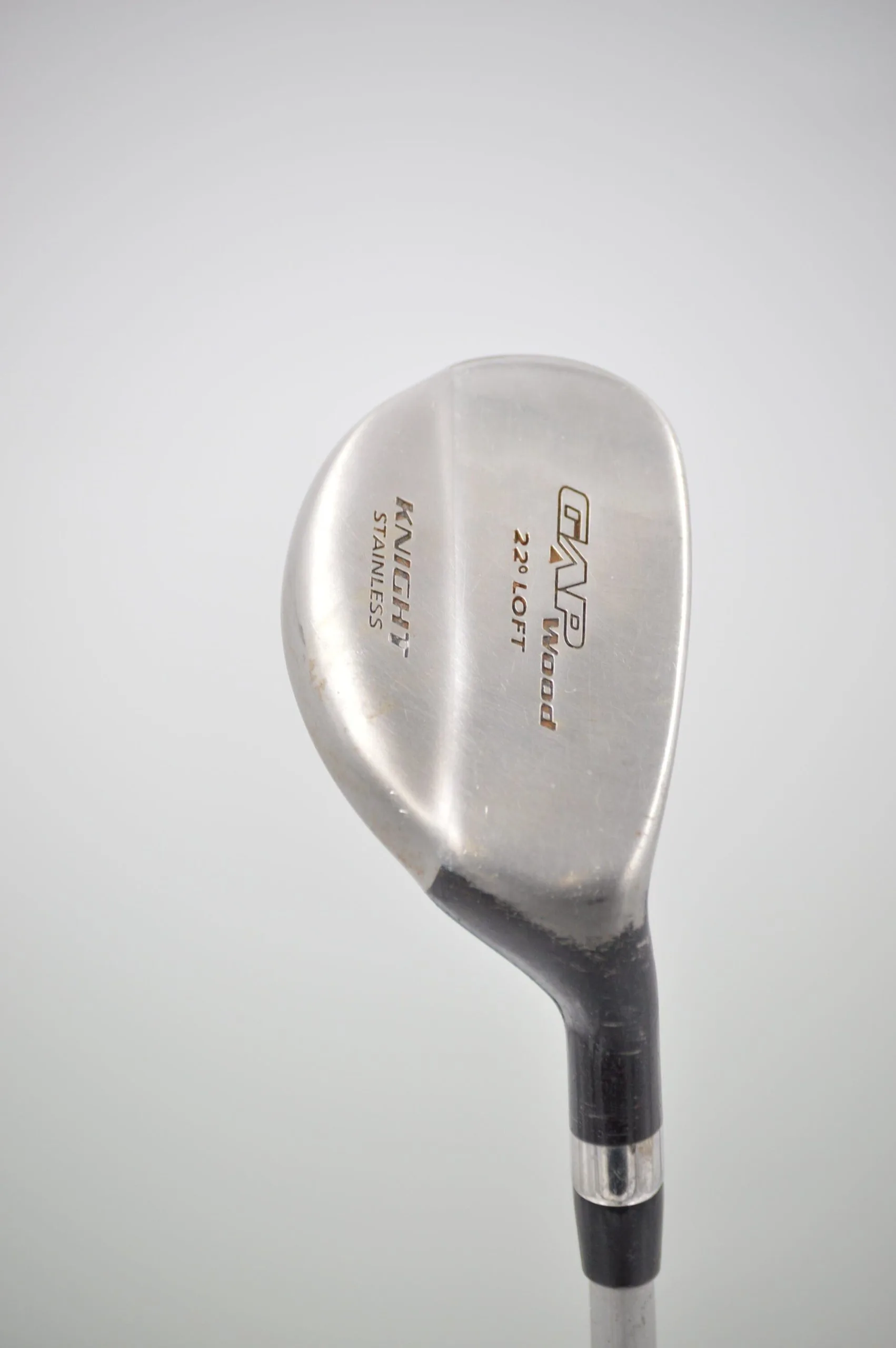 GolfRoots Knight Stainless GAP Wood 22 Degree Hybrid SR Flex 3 GolfRoots Knight Stainless GAP Wood 22 Degree Hybrid SR Flex