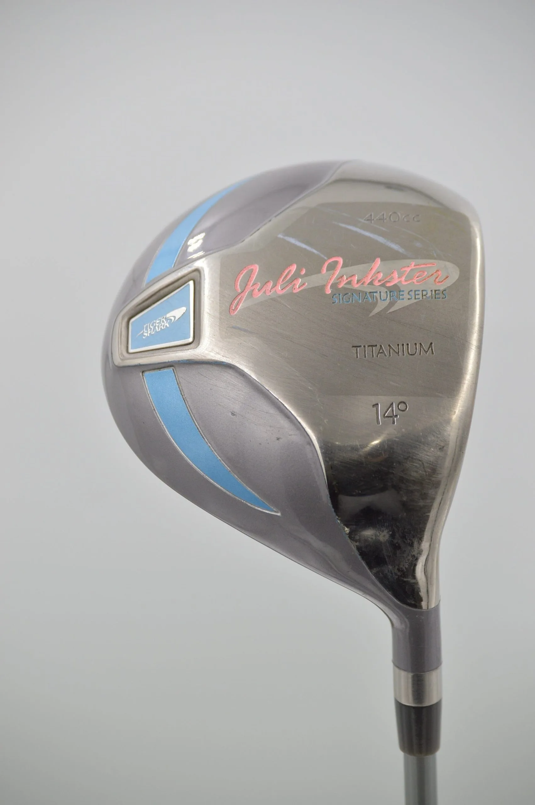 GolfRoots Women's Tiger Shark Juli Inkster Signature Series Titanium 14 Degree Driver W Flex 3 GolfRoots Women's Tiger Shark Juli Inkster Signature Series Titanium 14 Degree Driver W Flex