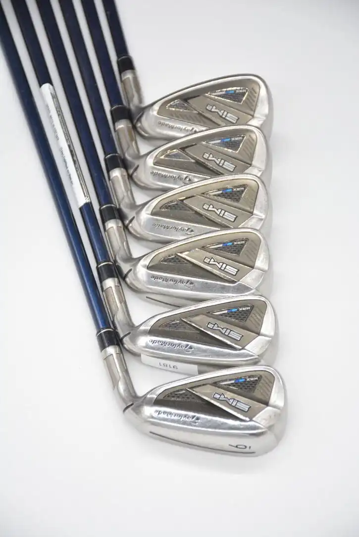GolfRoots TaylorMade SIM2 Max 5-AW Iron Set R Flex 6 GolfRoots TaylorMade SIM2 Max 5-AW Iron Set R Flex - Image 4