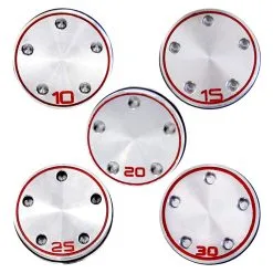 Scotty Cameron (Aftermarket) STAINLESS PUTTER WEIGHT FITS SCOTTY CAMERON (RED)