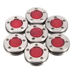 Scotty Cameron (Aftermarket) SCOTTY CAMERON TRANSLUCENT PUTTER WEIGHTS - AFTERMARKET (RED)