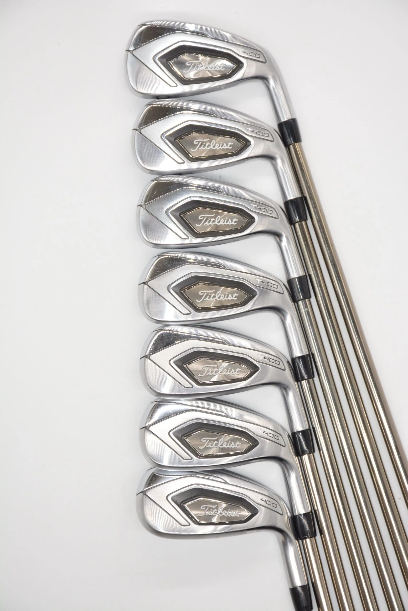 GolfRoots Titleist T400 5-AW Iron Set S Flex 4 GolfRoots Titleist T400 5-AW Iron Set S Flex - Image 2