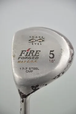 GolfRoots Lefty Snake Eyes Fire Forged Max COR 5 Wood SR Flex