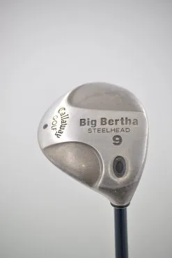 GolfRoots Women's Callaway Big Bertha Steelhead 9 Wood W Flex