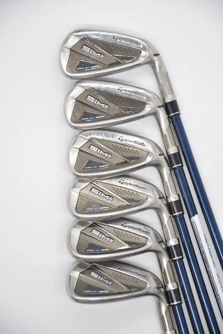 GolfRoots TaylorMade SIM2 Max 5-AW Iron Set R Flex 4 GolfRoots TaylorMade SIM2 Max 5-AW Iron Set R Flex - Image 2