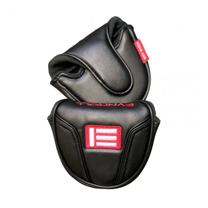 EVNROLL CUSTOM BLACK MALLET HEAD COVER 3 EVNROLL CUSTOM BLACK MALLET HEAD COVER